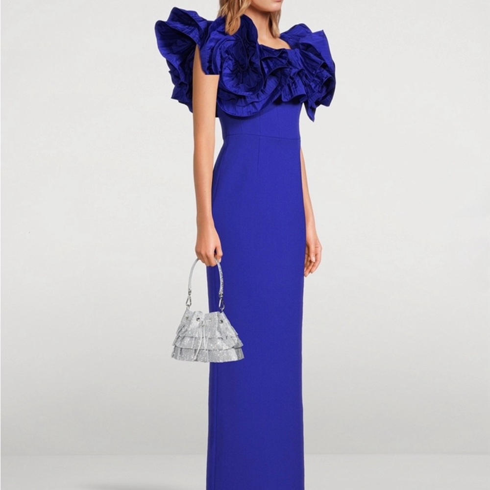 REBECCA VALLANCE Cora Ruffled Gown